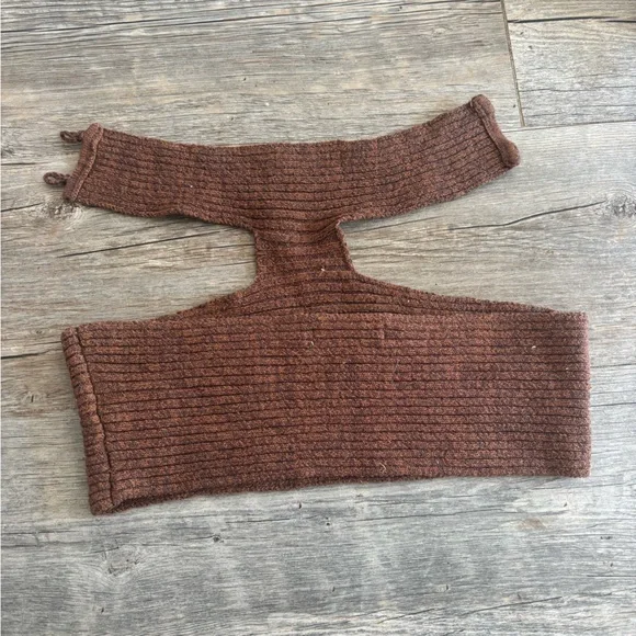 Urban Outfitters Brown Knit Tube Top - Picture 3 of 3